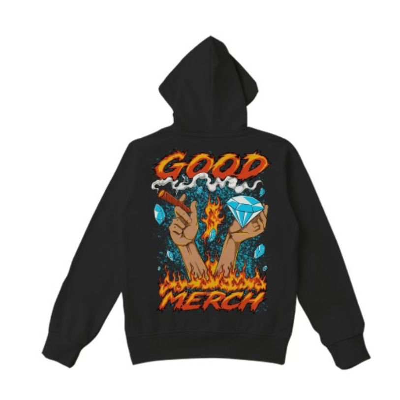Good Merch Black Hoodie