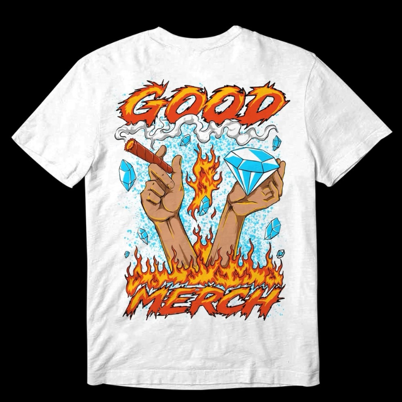 Good Merch T-Shirt (White) – HpDukeTV Merch